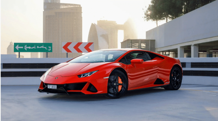 Renting a Lamborghini in Dubai