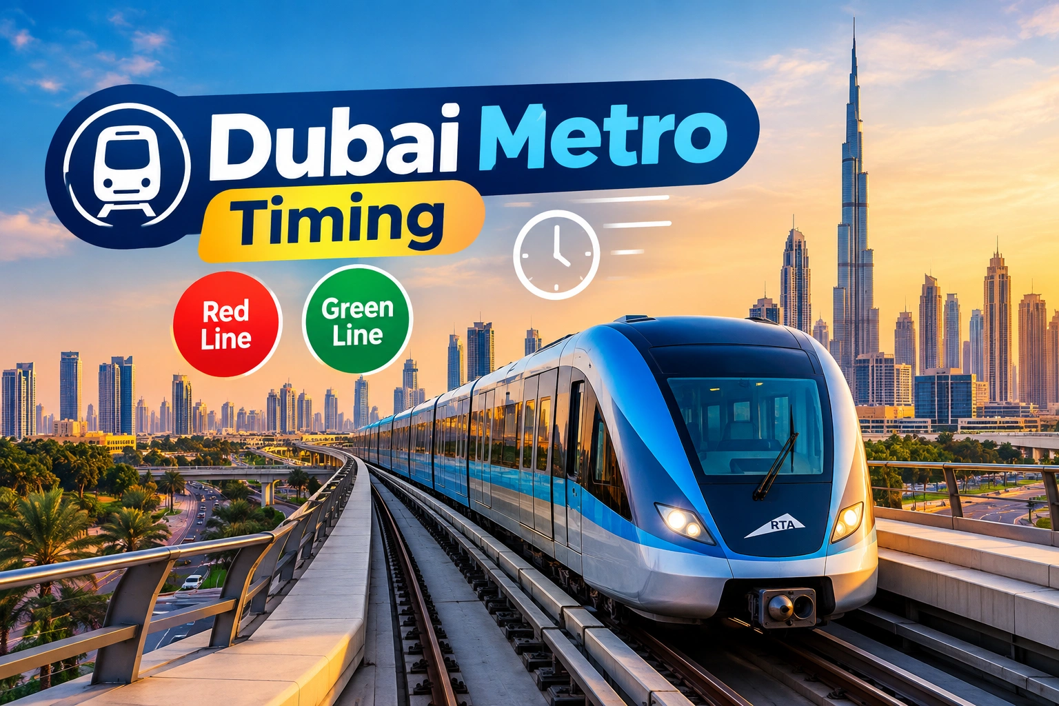 Dubai Metro Timing